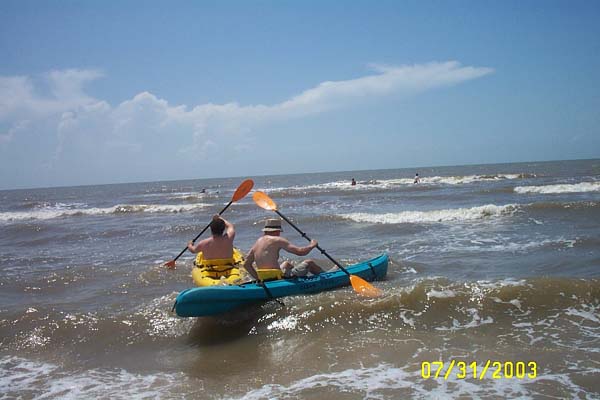 Fun with the Kayaks