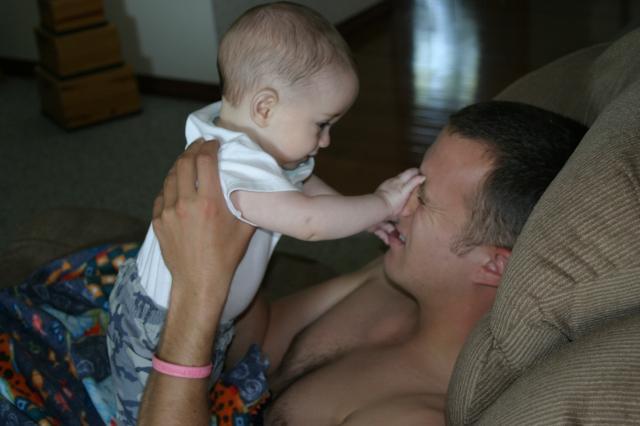 Are you awake yet, Uncle John? Let's play!