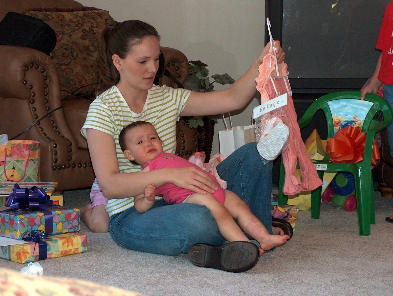 Okay, Gracie's done with presents now!