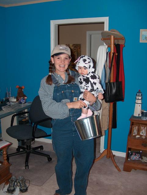 Kelli the Farmer & Gracie the Cow