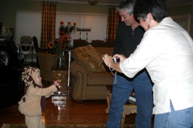 No time to pose for a picture, Nana!