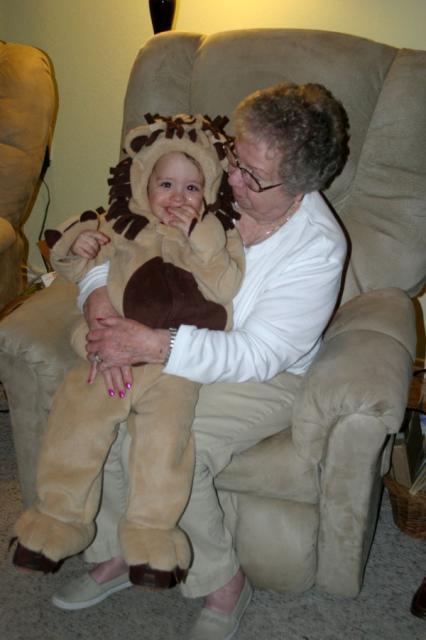Mamaw and her little lion