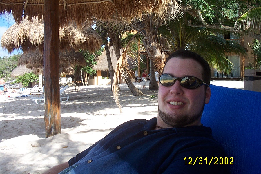 Jake on the beach...