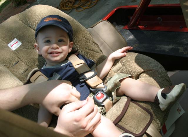 Yay, I get to ride in the Jeep!