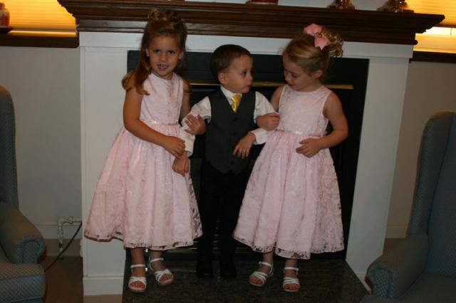 Not used to being pulled in different directions by two beautiful girls