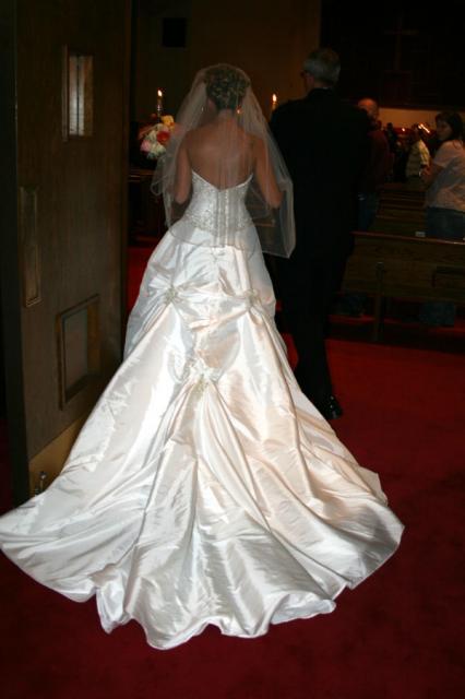 Here comes the bride!