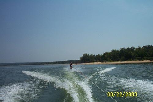 Kelli Skiing
