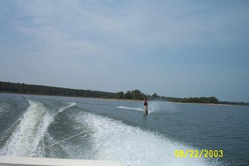 Kelli Skiing