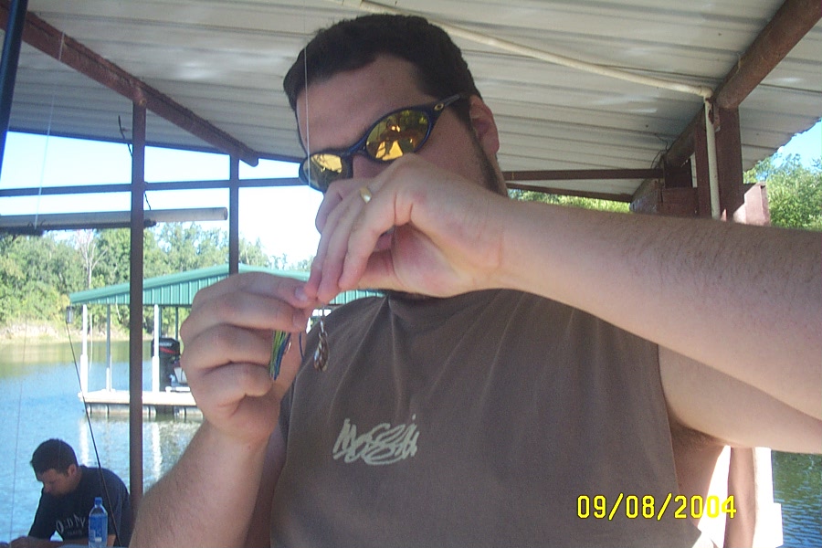 Jake Getting Some New Bait
