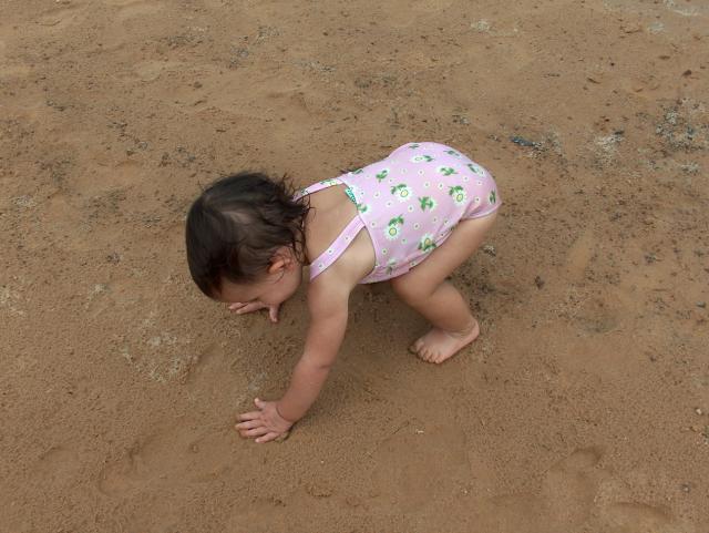 Gotta love the sand between your fingers and toes!
