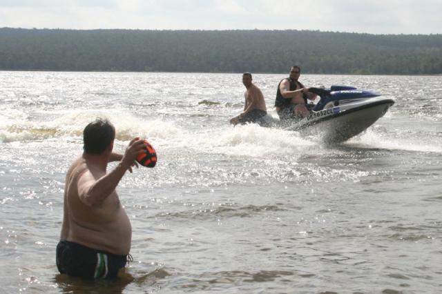 Annual lake football