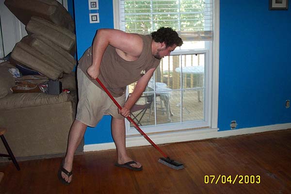 Still scrubbing
