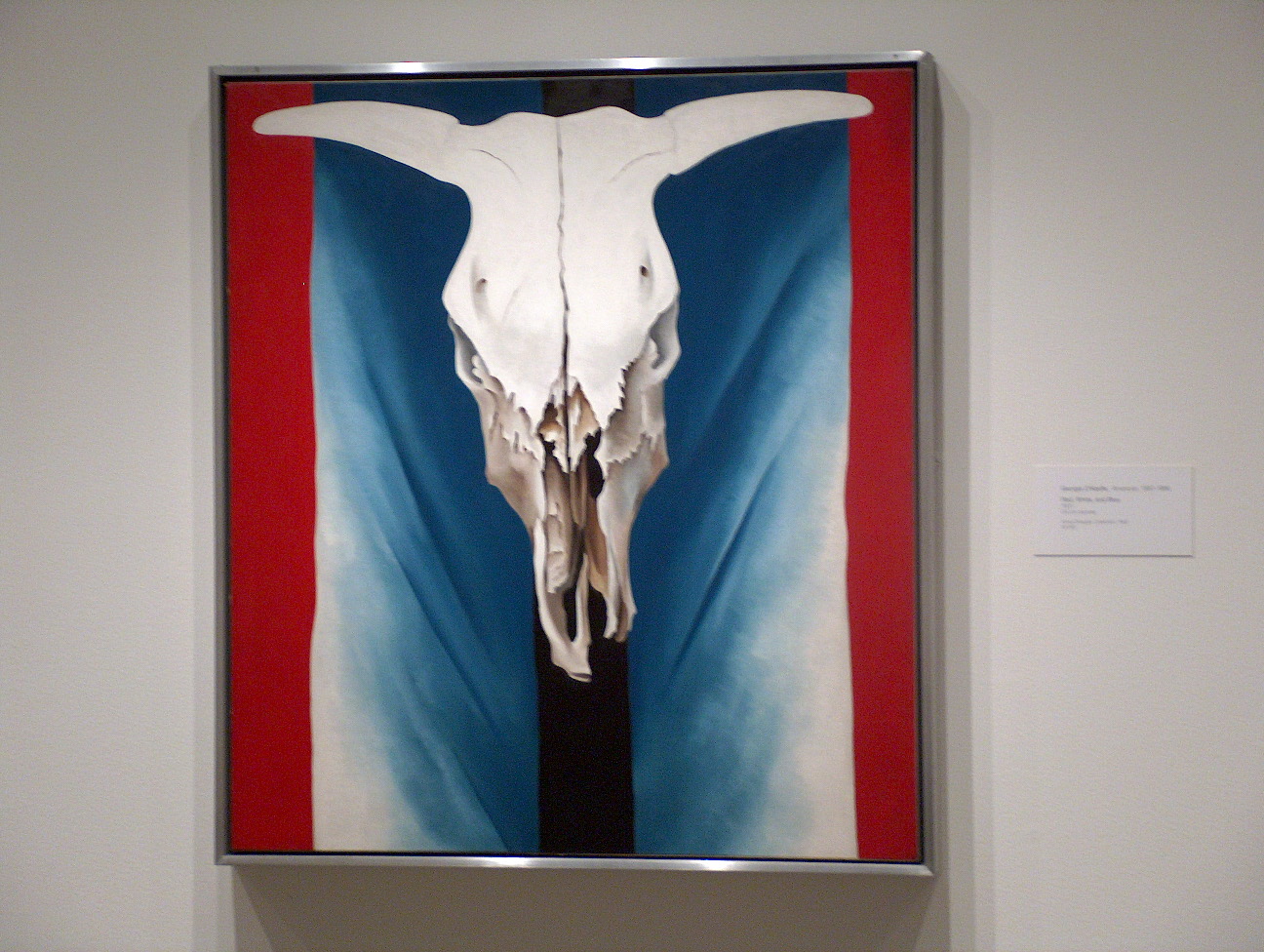 Red, White, and Blue by Georgia O'Keefe