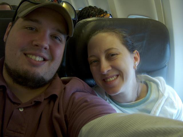 On our way home -- and very, very tired!
