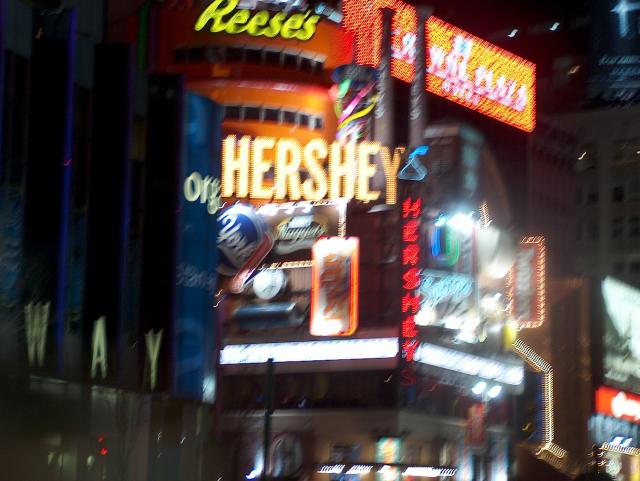 Times Square at night