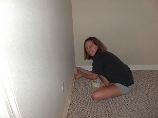 I wonder how I always get stuck with the taping?