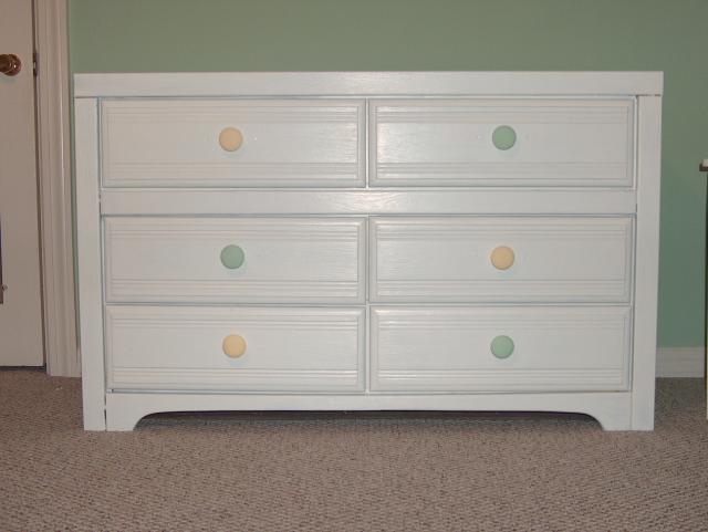 The finished dresser!