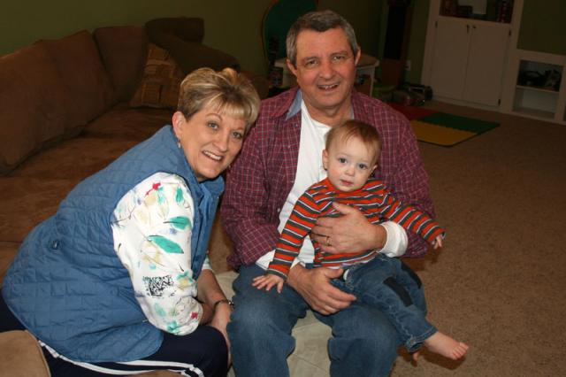 Coco, Papa and the birthday boy!