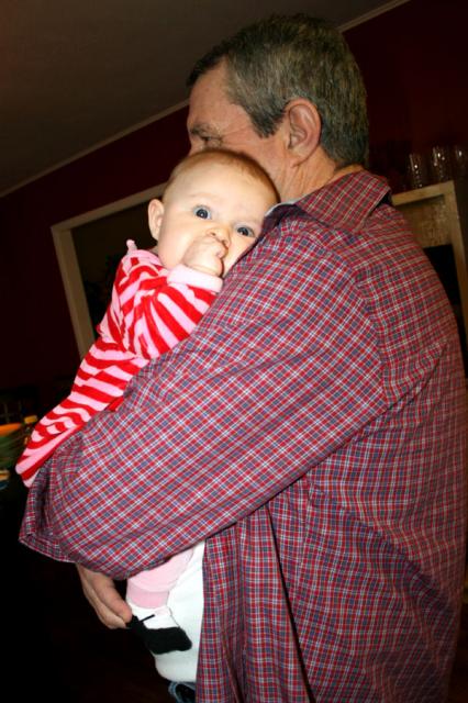 Papa and baby Lila