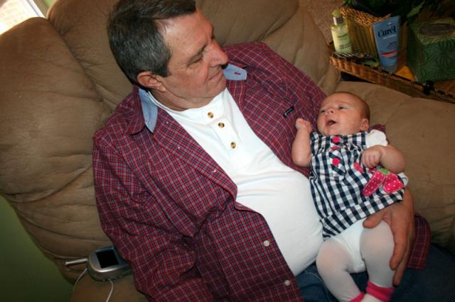 Papa and baby Bella