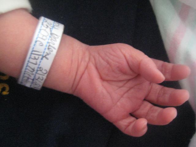 Baby hand