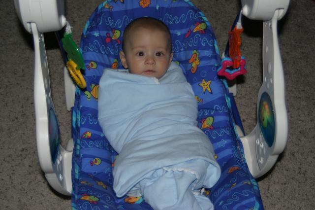 Hey Mom, I'm awake!