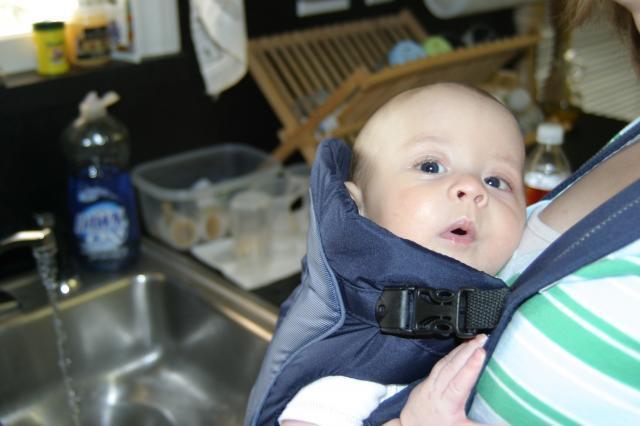 Helping Mom is fun!