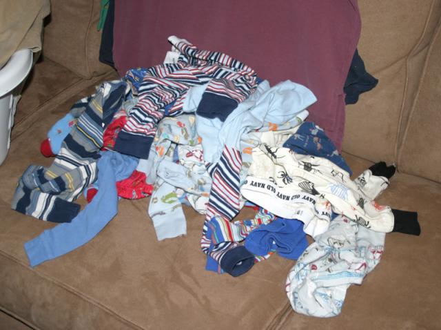 Pile of pajamas