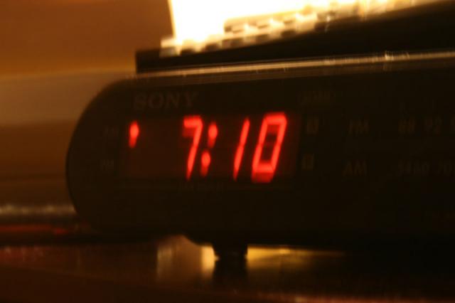 A little blurry -- I'm not a morning person