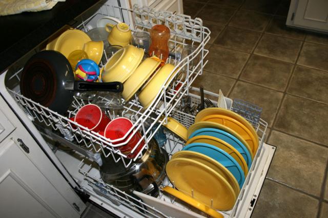 Got to unload the dishwasher first