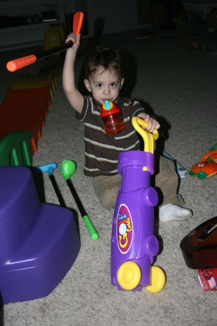 Another round of golf, Mom?