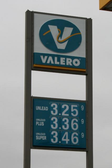 Gas is $3.25 a gallon here