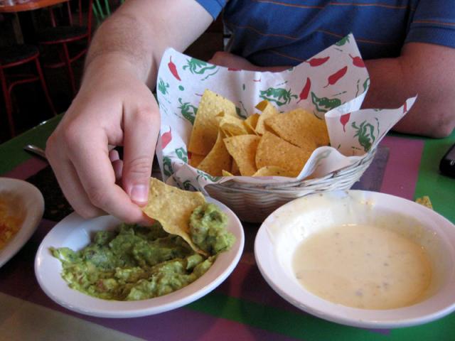 Just a snack for Mama & Daddy - chips and dips