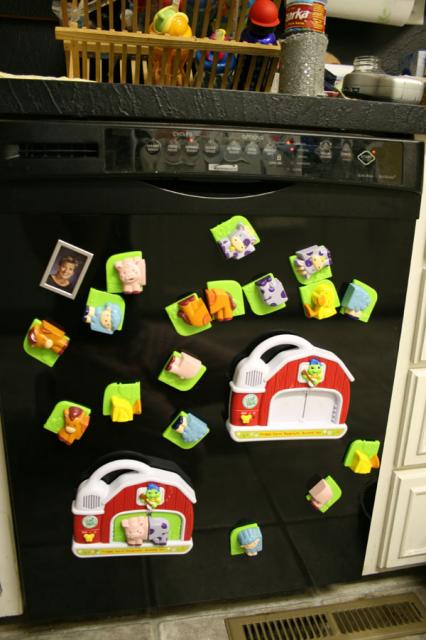 Starting the dishwasher