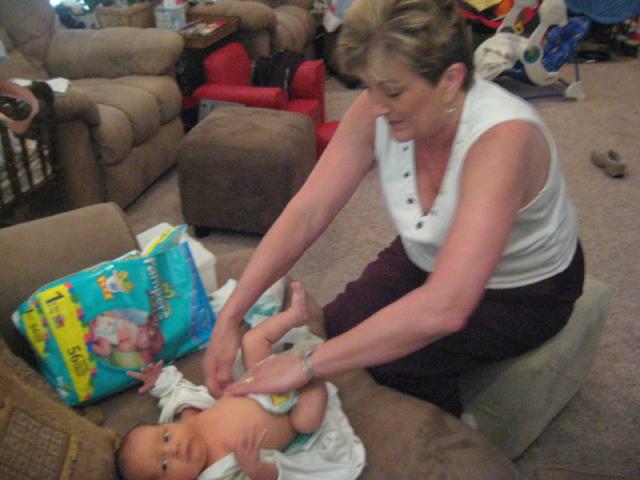 Coco does diapers, too!