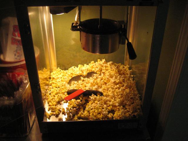 Popcorn popped