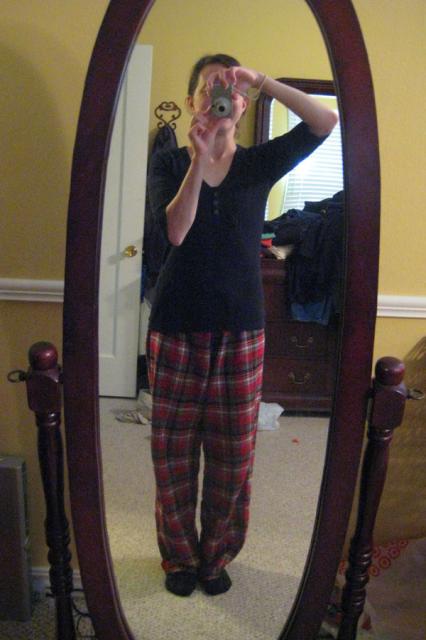 Still in my PJs...