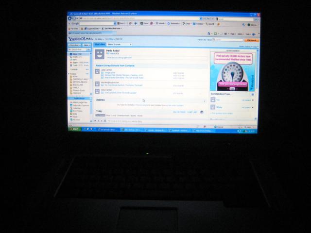 Checking email
