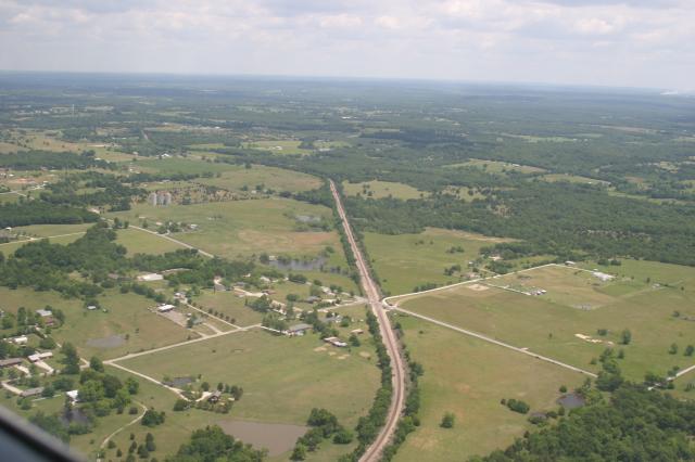 Random aerial shot (or Abby distracting herself from her paralyzing fear)