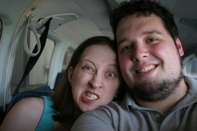 Our post-flight faces