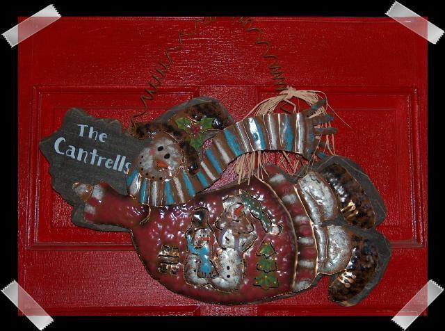Pic of the Week ~ 12/5/04 (Our Christmas Door Hanging)