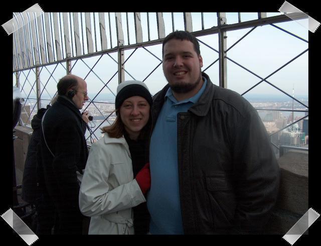 Pic of the Week ~ 1/30/05 (Jake & Abby at the Empire State Building)