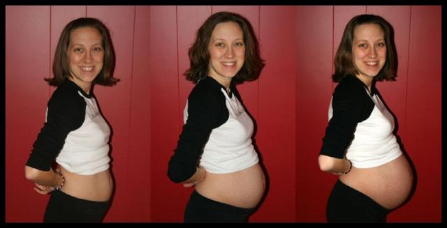 Pic of the Week ~ 2/15/09 (12, 24, 36 week belly)