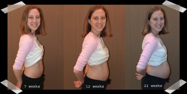 Pic of the Week ~ 9/11/05 (Abby's belly ~ 7 weeks to 22 weeks)