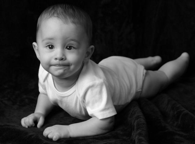 Tyler in black and white
