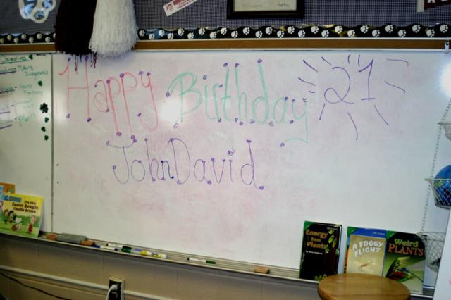 Happy 21st Birthday, John David!