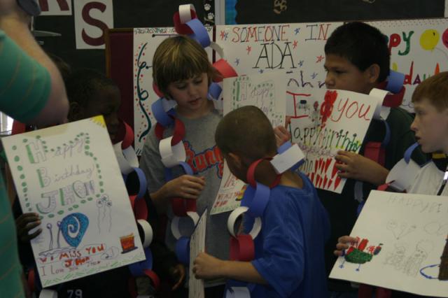Telling about their birthday signs