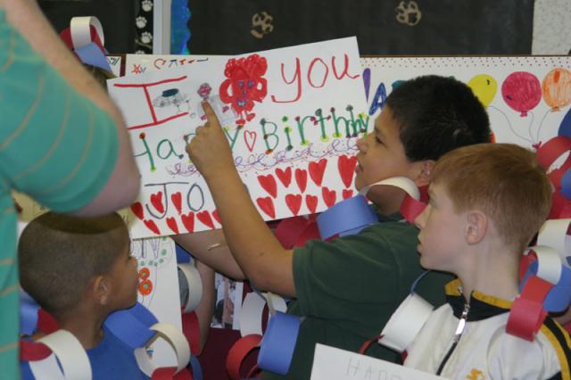 Telling about their birthday signs