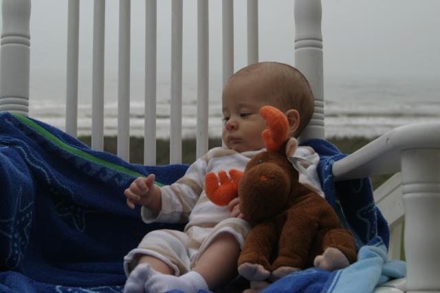 We really are excited to be at the beach, we promise!