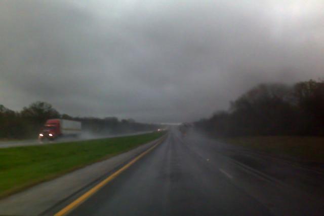 A yucky day to drive